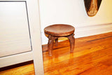 Alternate view:  Authentic Hand Carved Wooden 'Senufo Stool' from the Ivory Coast Made in 1970