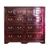 Antique Hand Made Red Jarrah Wood Dresser from Zimbabwe