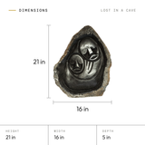 Lost in a Cave dimensions: 21 in tall, 16 in wide, 5 in deep