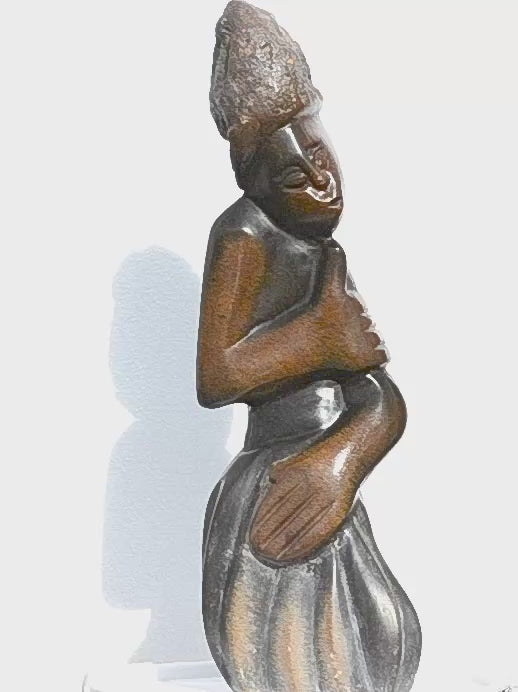 Fresh Woman turning on a stand, video