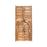  Authentic Wooden Carved Door from Morocco Made in 1952
