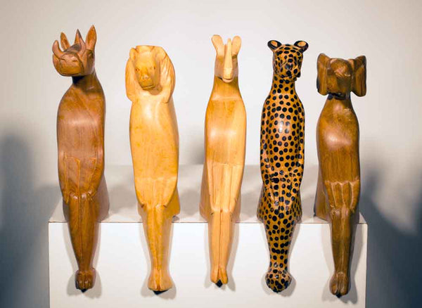 One of a kind African fine art: Authentic Vintage Hand Carved Teak Wood ' Cheetah' Figurine from Kenya – Yorks's Shona Gallery: One of a Kind African  Art