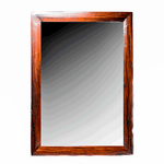 Antique Hand Made Red Jarrah Wood 'Mirror' from Zimbabwe