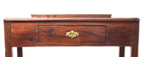 Close up:  Antique Hand Made Red Jarrah Wood Desk from Zimbabwe
