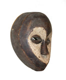 One of a kind African Fine Art: Authentic 'Kwele Mask' from Cameroon Made in 1968