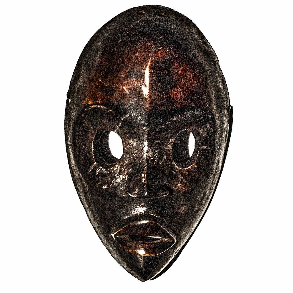 One of a kind African Fine Art: Authentic 'Dan Mask' from the Ivory Coast Made in 1978