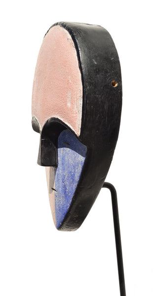 Profile view: Authentic 'Fang Mask' from Cameroon Made in 1990