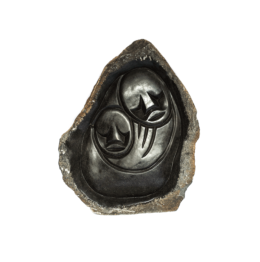 'Lost in a Cave' Shona Stone Sculpture by Renowned Zimbabwean Artist Richard Mteki